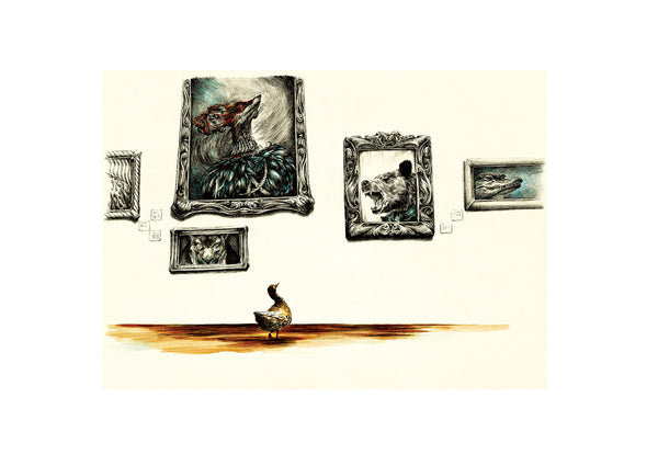 Print of The Gallery Duck
