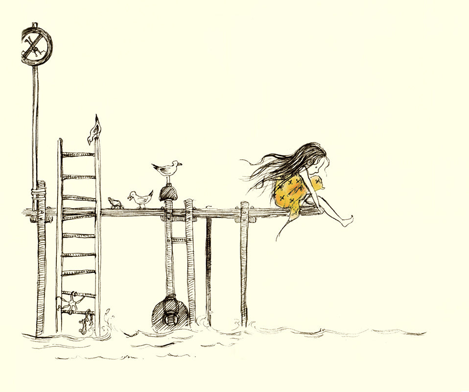 Pier girl