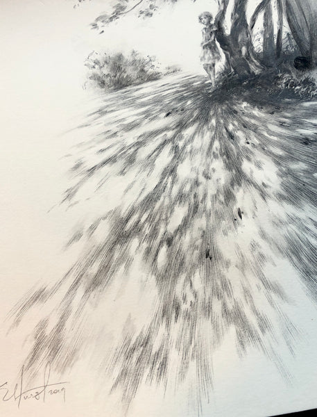 Waiting beneath the chestnut trees
