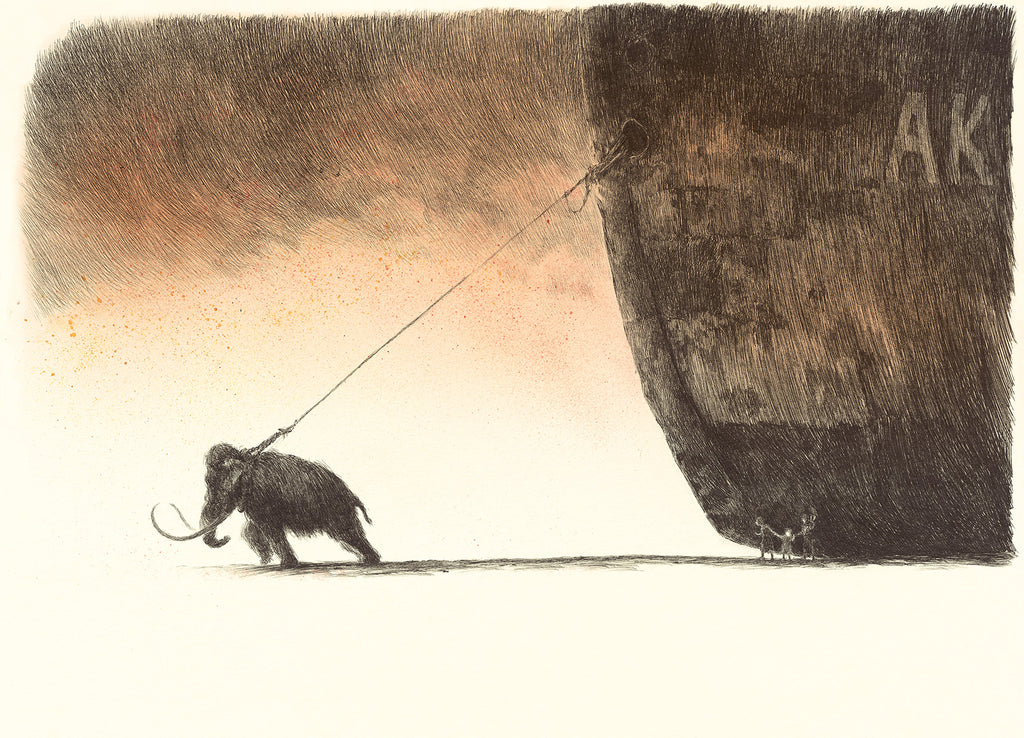 Print of Woolly Mammoth