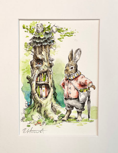 The Tree-stump Library - SOLD