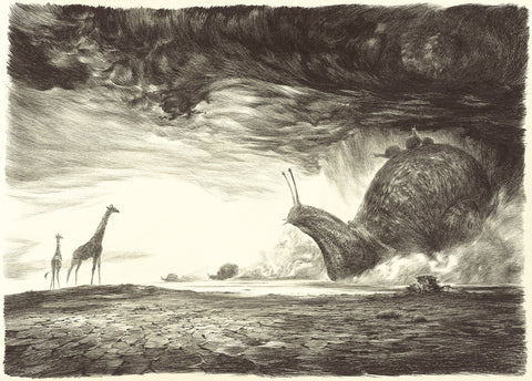 Print of Desert Snails