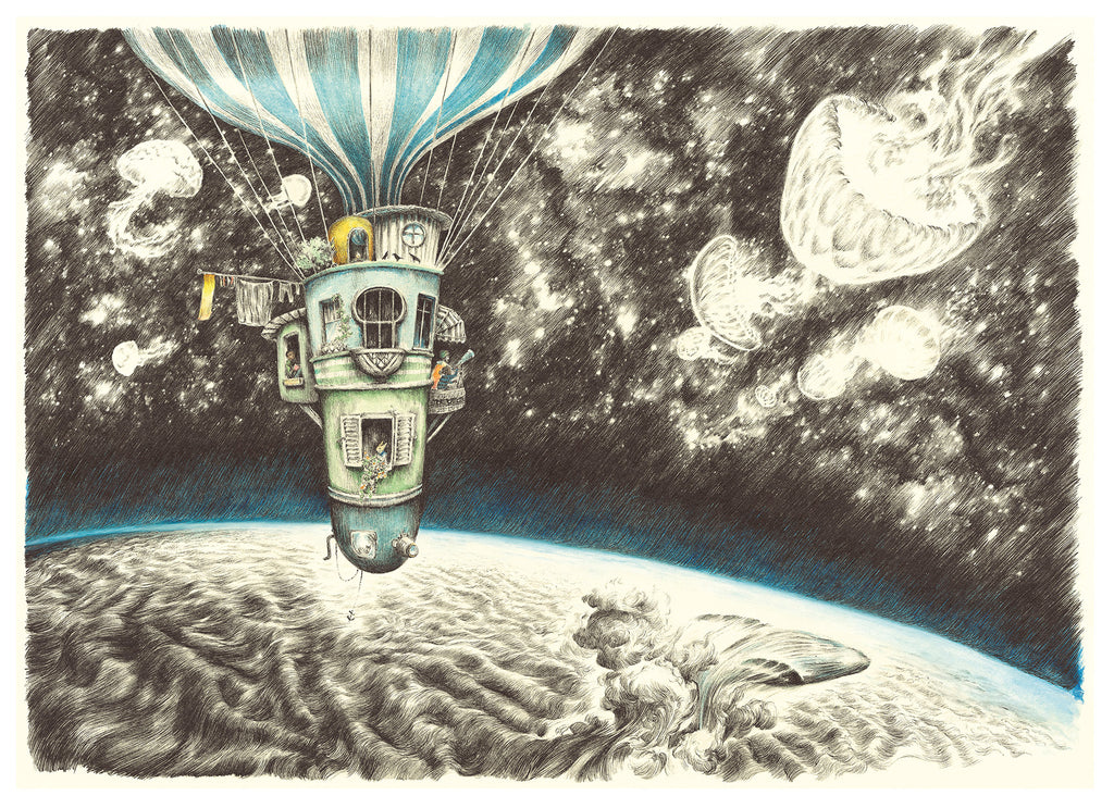 Print of Space Balloon