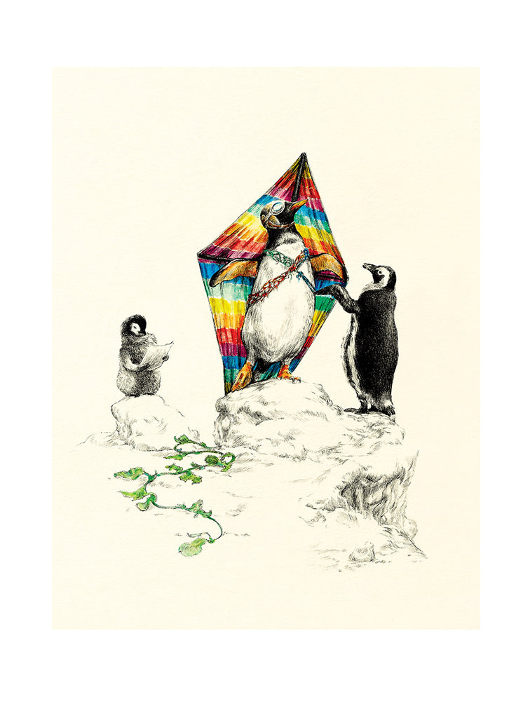 Small Print of The Penguins